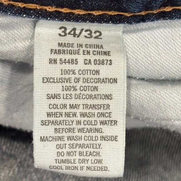 American Eagle Jeans Mens 34 x 32 Original Boot Medium Wash 100% Cotton Denim - Picture 10 of 15